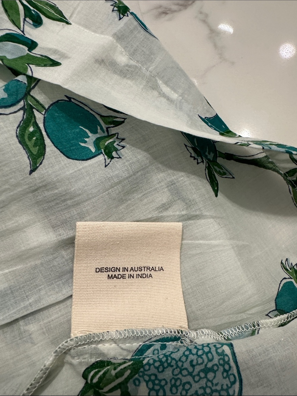 Hannah Cotton Voile Green Floral Maxi Dress - Picture 7 of 13